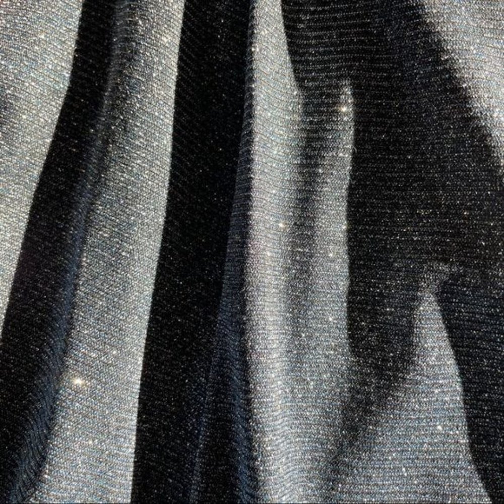 Low back sparkle, glitter, formal, ball gown, black tie prom dress low cut - Picture 7 of 10